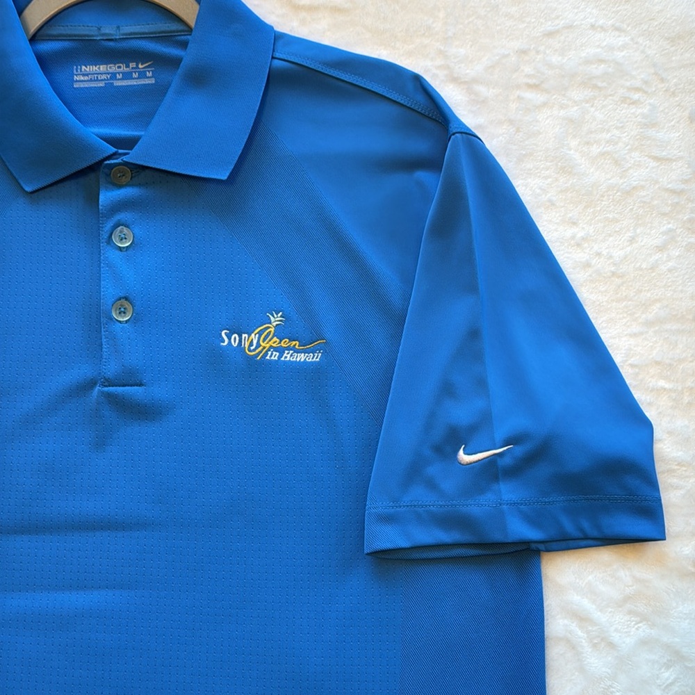 Men’s Nike Golf Sony Open in Hawaii Fit Dry Polo - Picture 7 of 9